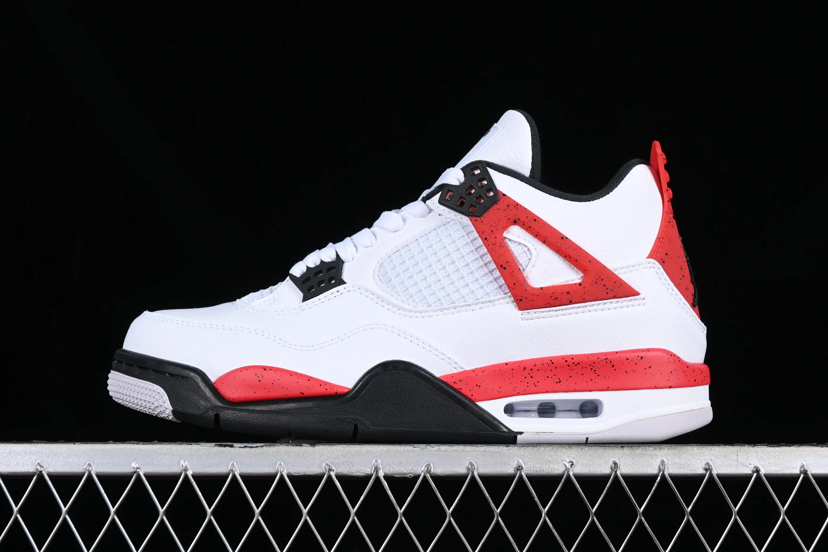 All categories Air Jordan Jordan series basketball shoes Air Jordan 4 Air Jordan 4 Red "Cement" AJ4 Joe 4 red cement reverse flame red DH6927-161